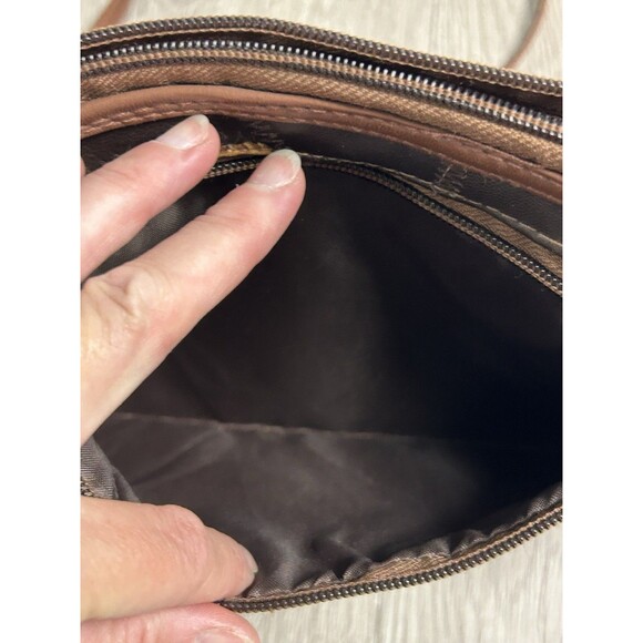 Vintage 2-sided Crossbody Purse Bag Tapestry Or Patchwork - Picture 6 of 10